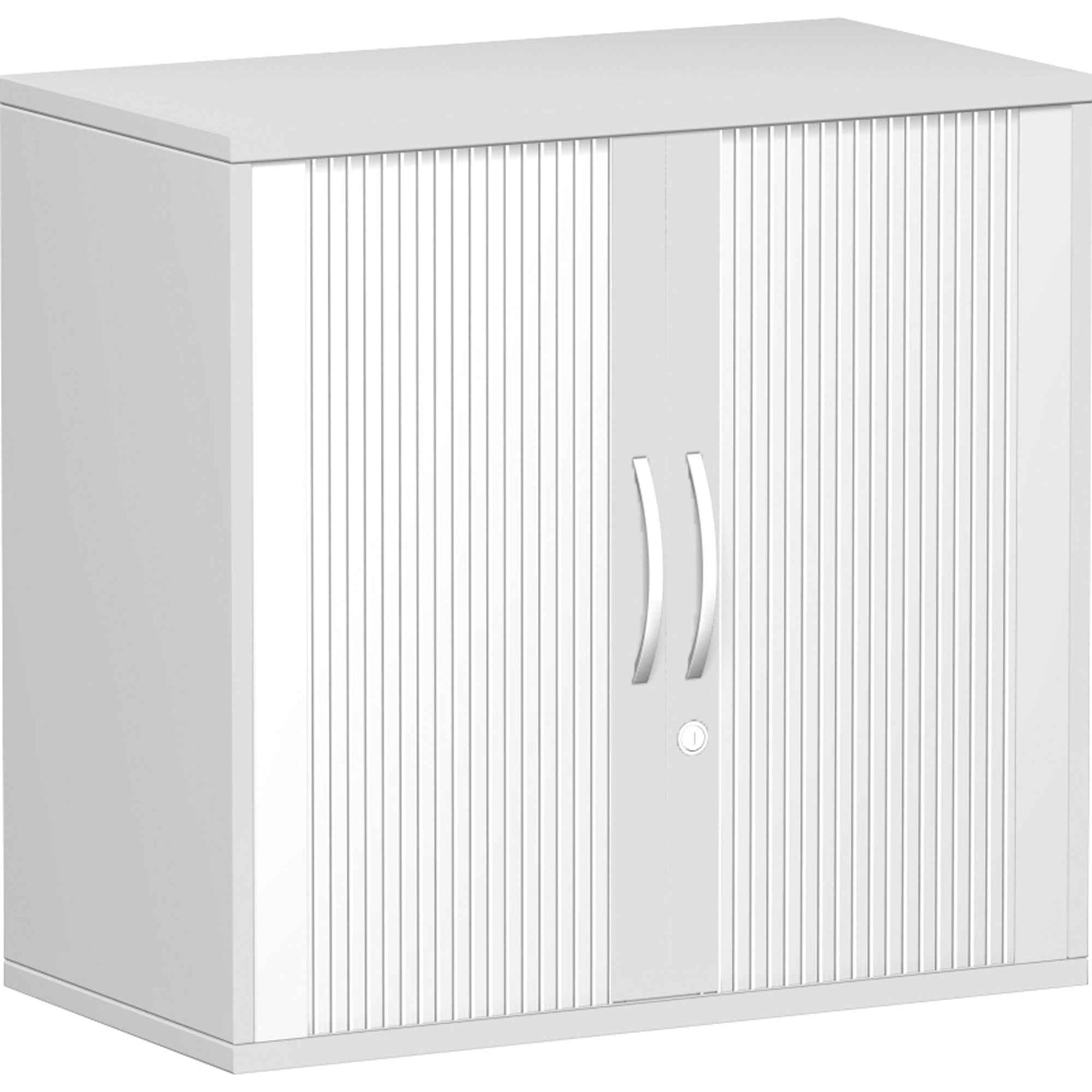 Geramöbel Rollladenschrank Flex 800 x 798 x 425 mm (B x H x T) lichtgrau