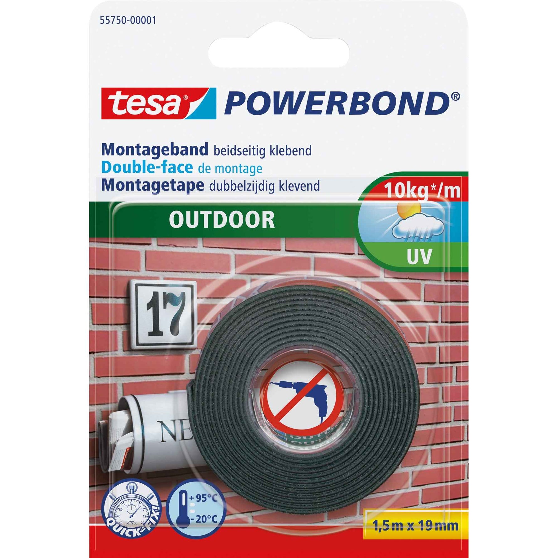 tesa® Montageklebeband Powerbond® Outdoor