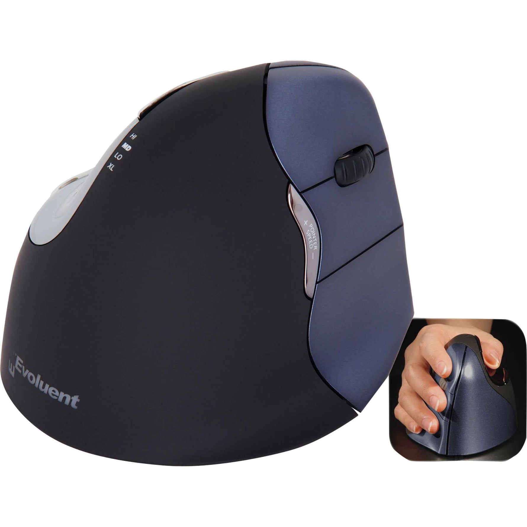 BakkerElkhuizen Optische PC Maus Evoluent 4 ergonomisch