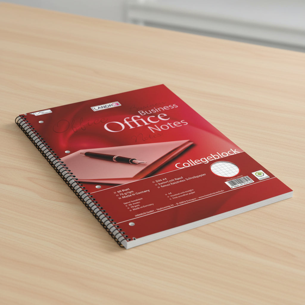 Landré Collegeblock Business Office Notes DIN A4+