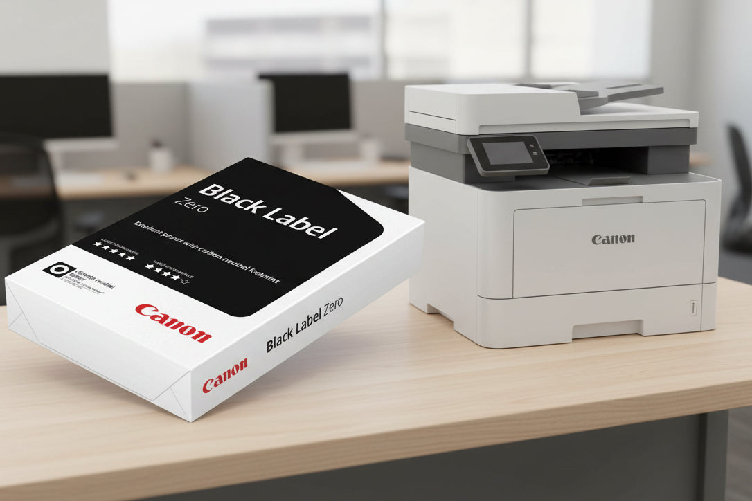 Canon Black Label Zero DIN A4 Multifunktionspapier, 80 g/m², 500 Blatt, für Drucker und Kopierer