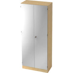 Hammerbacher Garderobenschrank silber