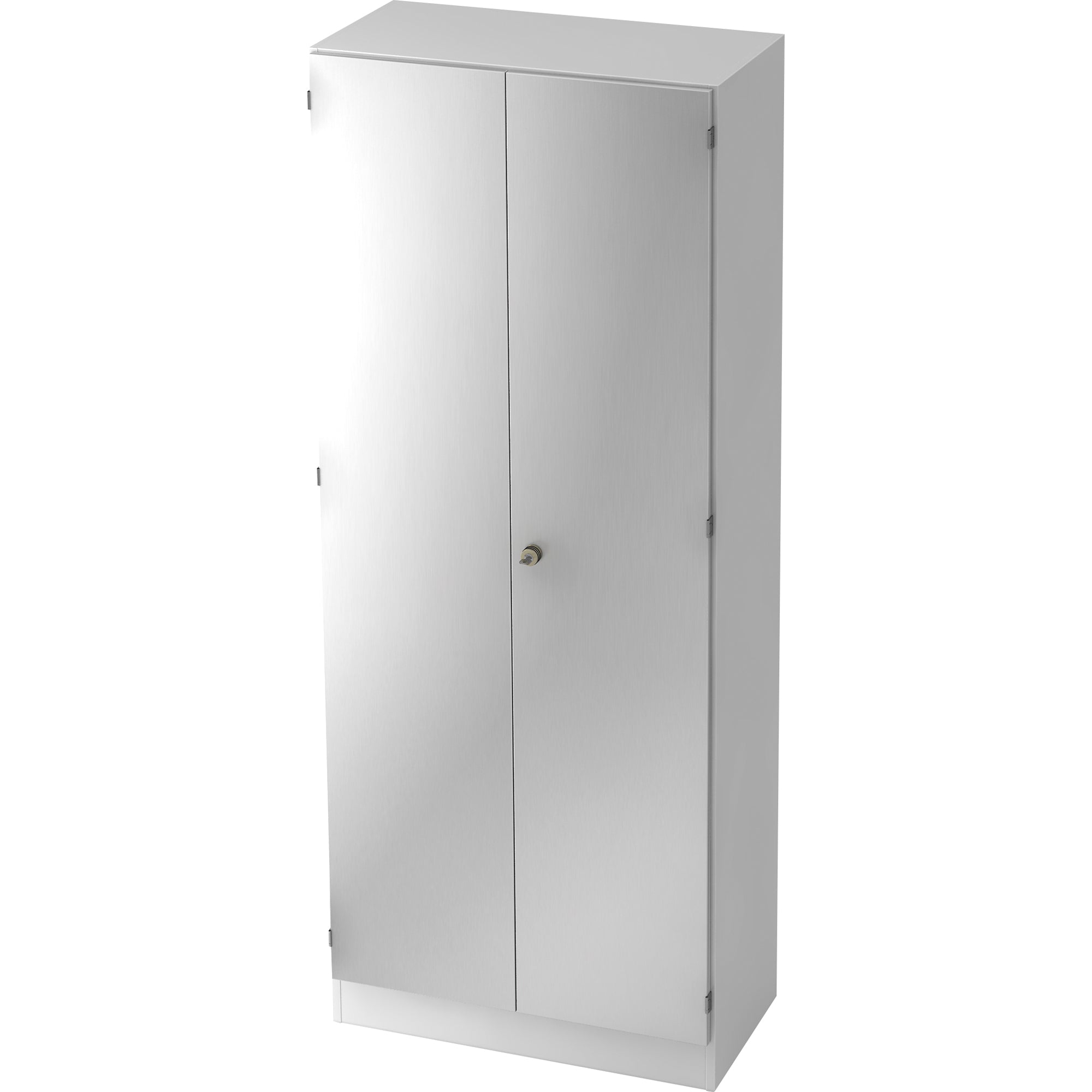 Hammerbacher Flügeltürenschrank silber