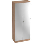 Hammerbacher Flügeltürenschrank silber