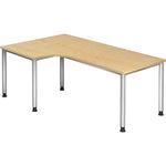 Hammerbacher Schreibtisch 2.000 x 680-760 x 1.200 mm (B x H x T) – Produktbild 5