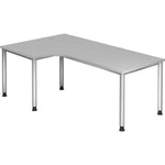 Hammerbacher Schreibtisch 2.000 x 680-760 x 1.200 mm (B x H x T) – Produktbild 6