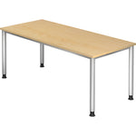 Hammerbacher Schreibtisch 1.800 x 680-810 x 800 mm (B x H x T) – Produktbild 5