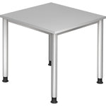 Hammerbacher Schreibtisch 800 x 680-810 x 800 mm (B x H x T) – Produktbild 7
