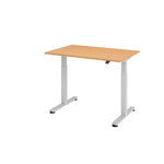Hammerbacher Schreibtisch 1.200 x 710-1.200 x 800 mm (B x H x T) – Produktbild 2