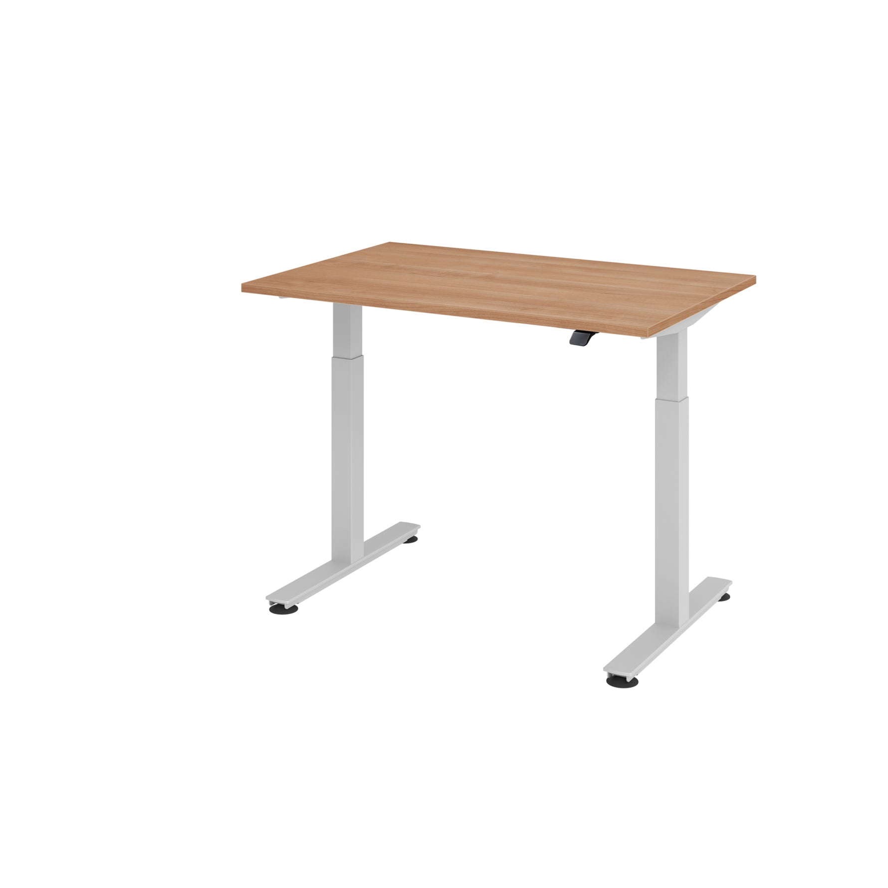 Hammerbacher Schreibtisch 1.200 x 710-1.200 x 800 mm (B x H x T) – Produktbild 3