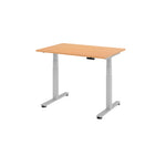 Hammerbacher Schreibtisch 1.200 x 630-1.270 x 800 mm (B x H x T) – Produktbild 3