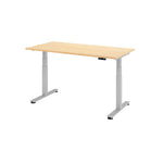 Hammerbacher Schreibtisch 1.600 x 630-1.270 x 800 mm (B x H x T) – Produktbild 5