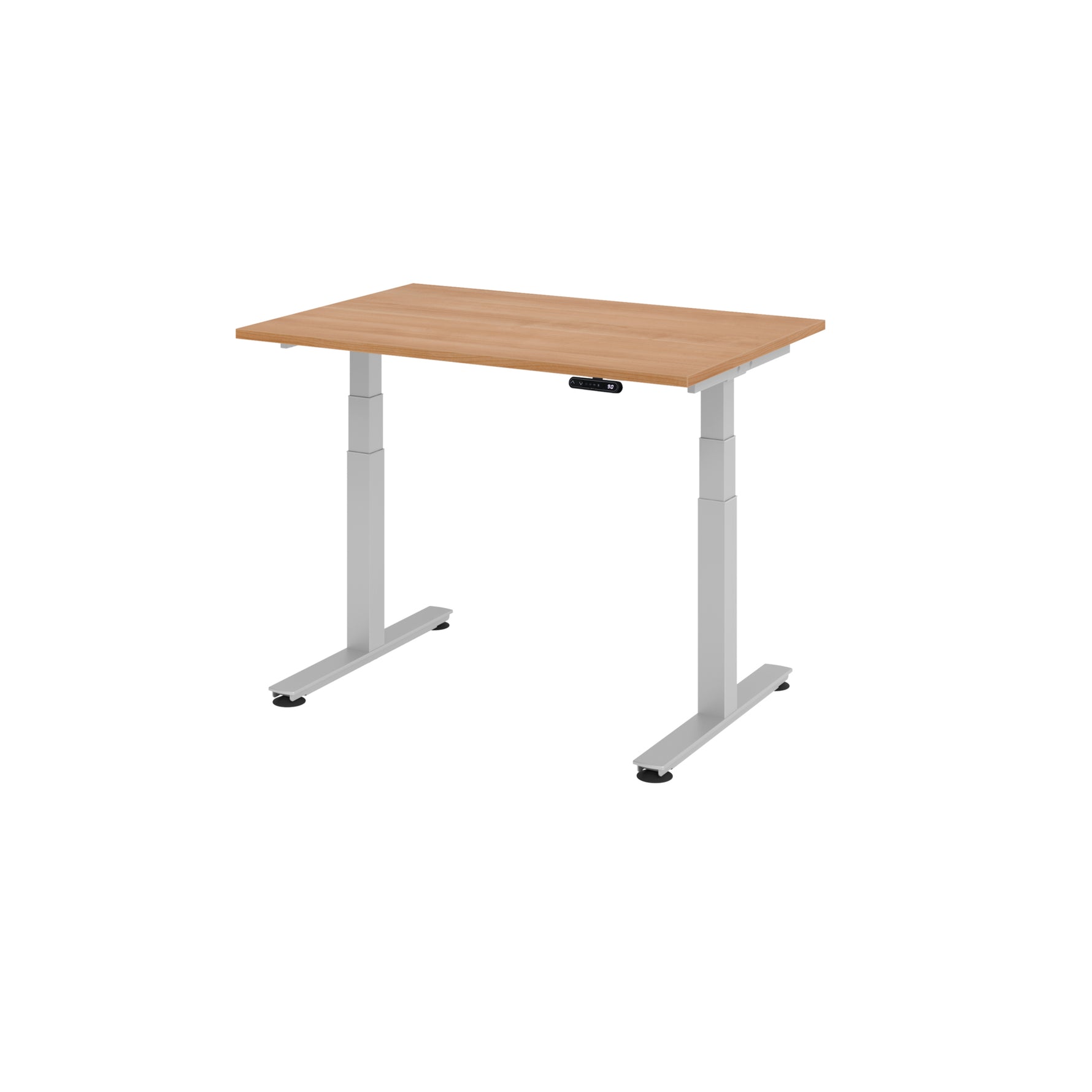 Hammerbacher Schreibtisch 1.200 x 630-1.270 x 800 mm (B x H x T) – Produktbild 4
