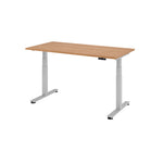 Hammerbacher Schreibtisch 1.600 x 630-1.270 x 800 mm (B x H x T) – Produktbild 4