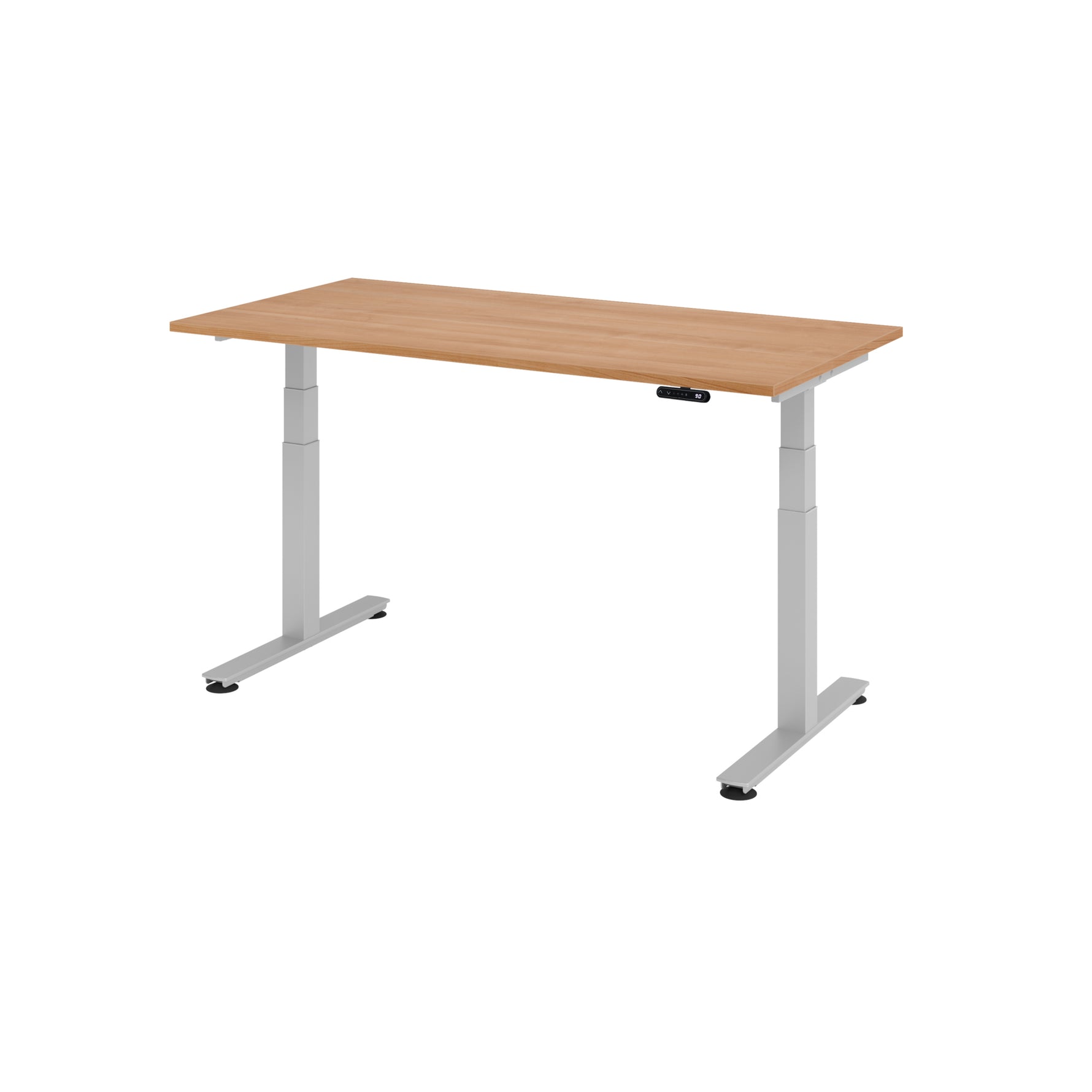 Hammerbacher Schreibtisch 1.600 x 630-1.270 x 800 mm (B x H x T) – Produktbild 4
