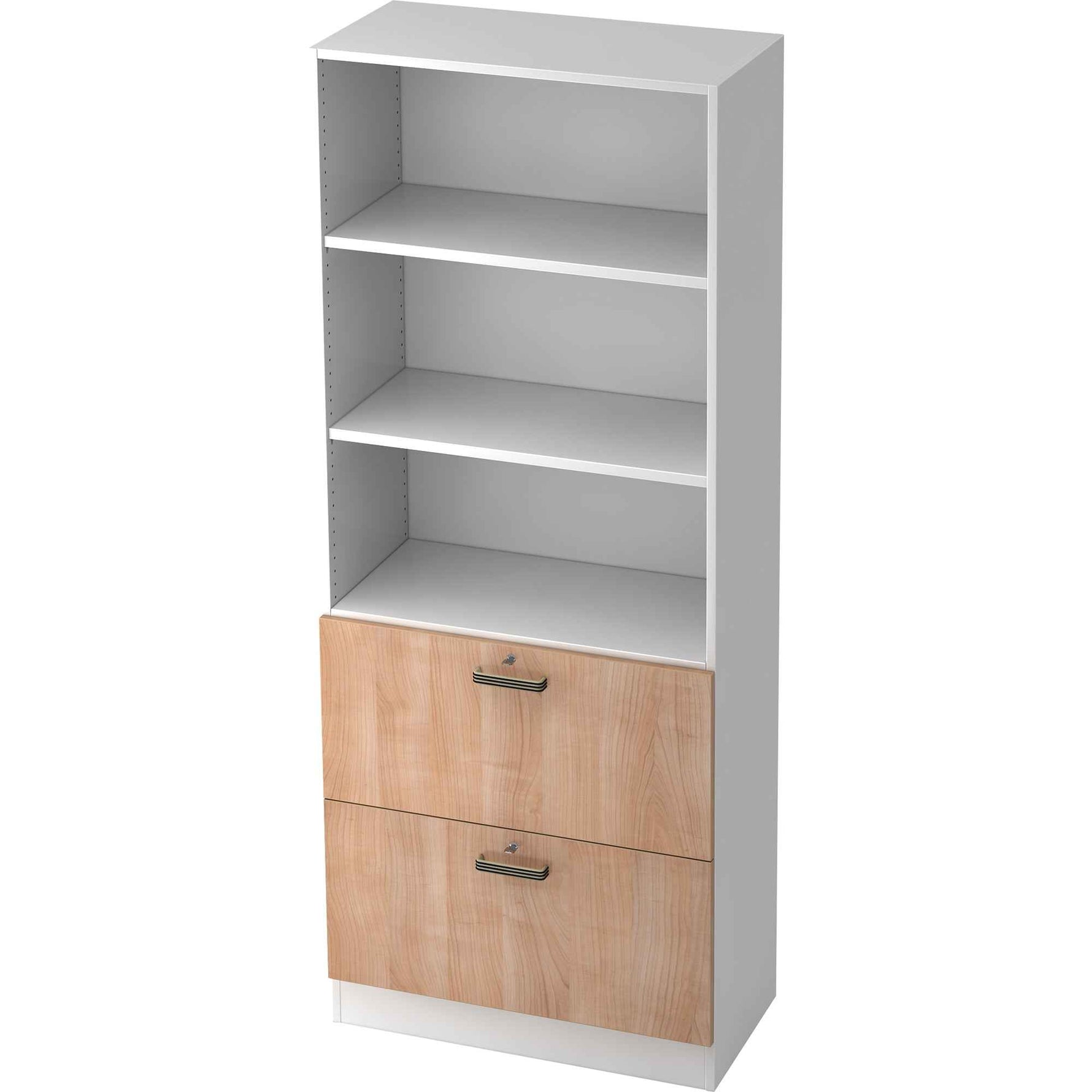 Hammerbacher Hängeregistraturschrank weiß