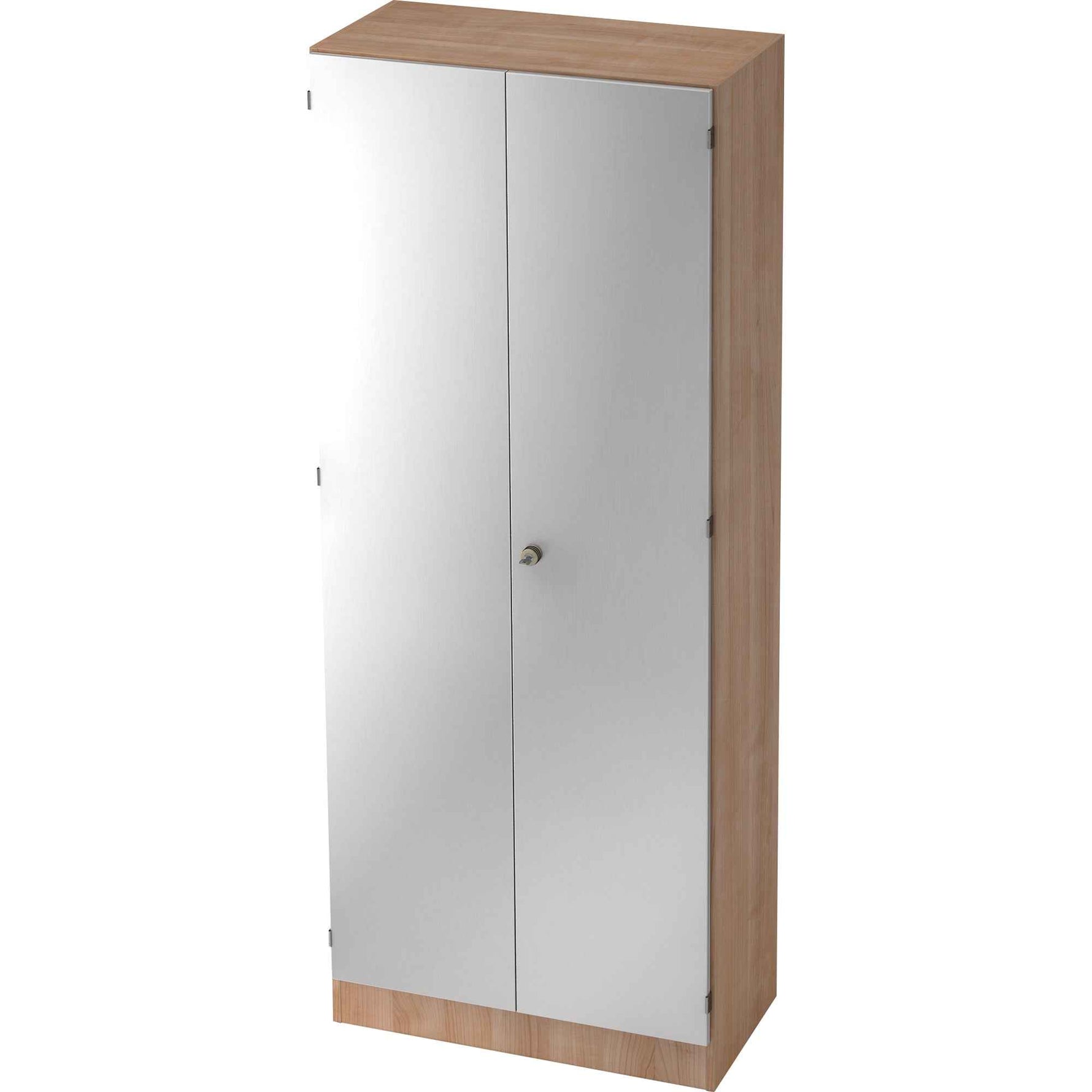 Hammerbacher Garderobenschrank silber