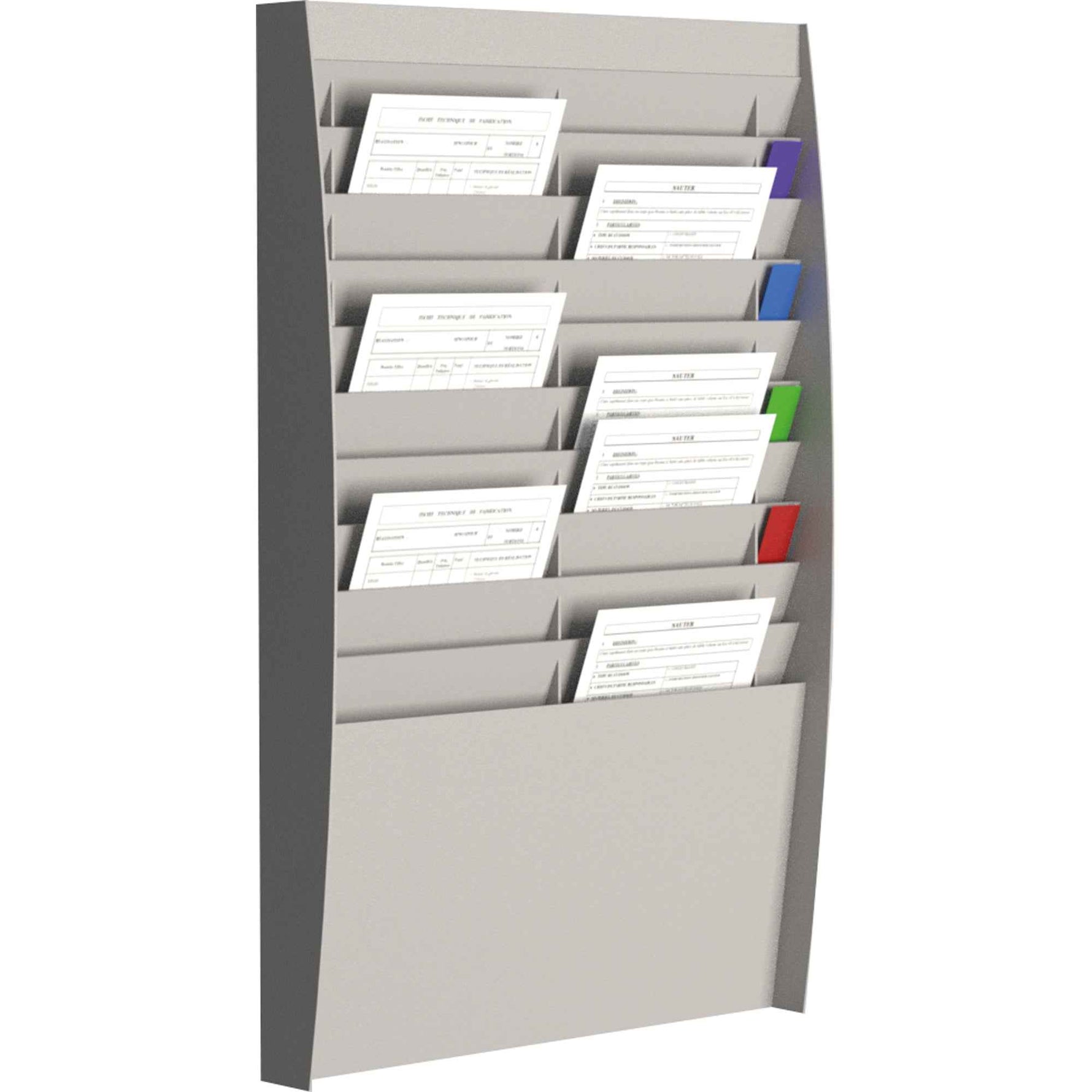 Paperflow Prospekthalter 54,4 x 86,5 x 10,6 cm (B x H x T)