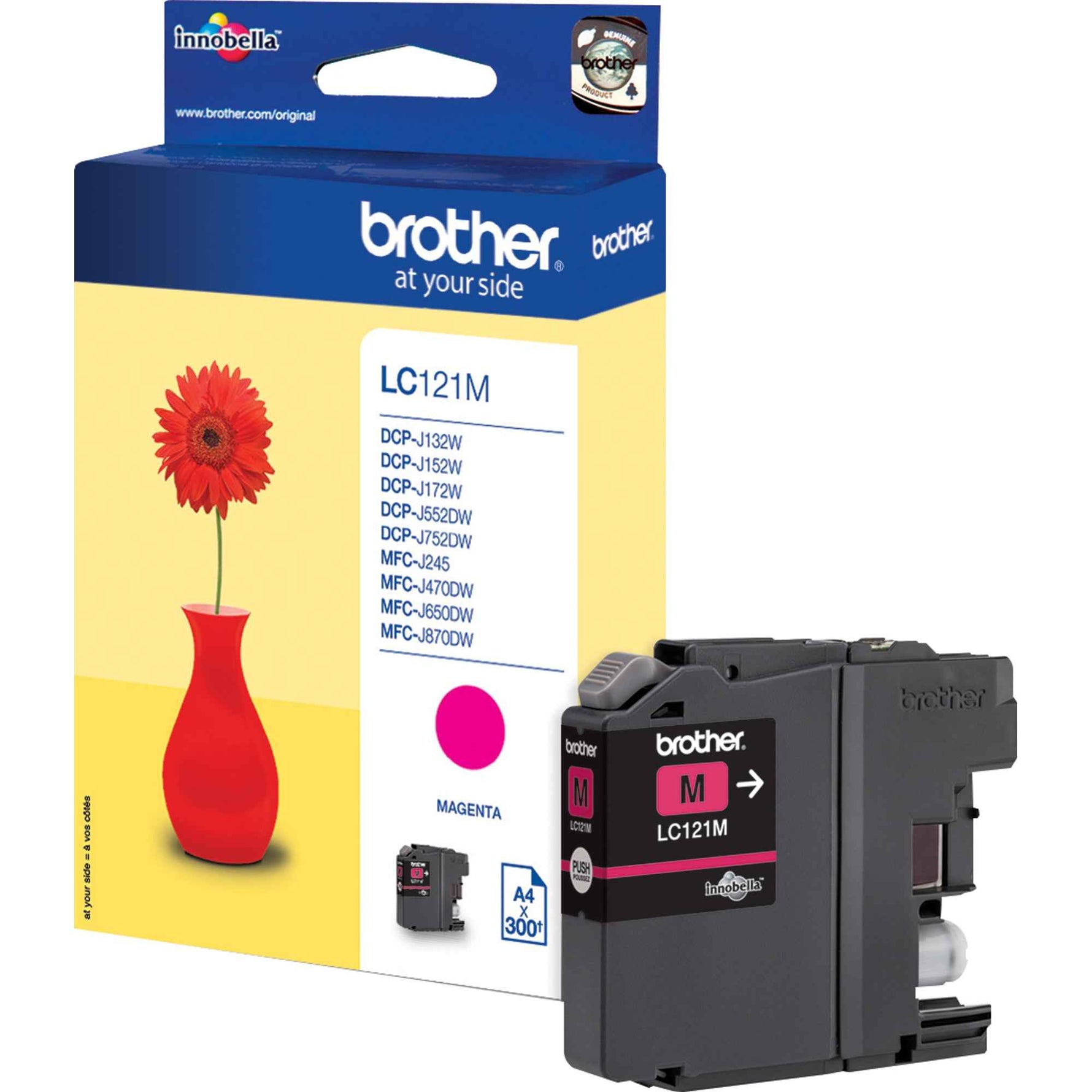 Brother Tintenpatrone LC-121M magenta