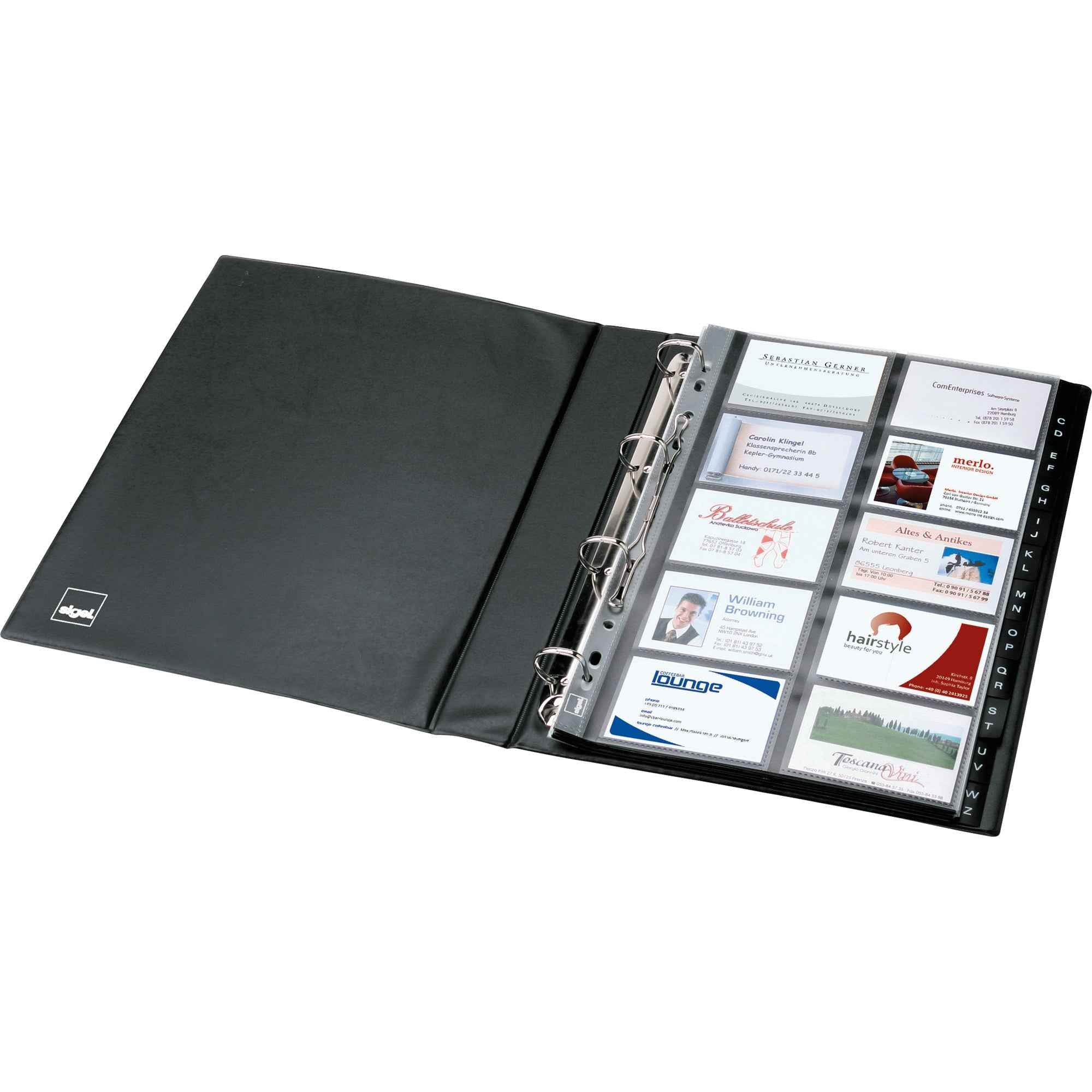 SIGEL Visitenkartenringbuch