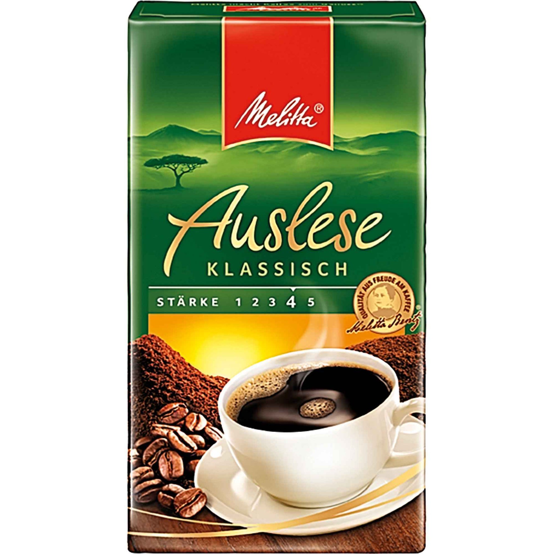 Melitta Kaffee Auslese – gemahlen, anregend aromatisch, 500 g
