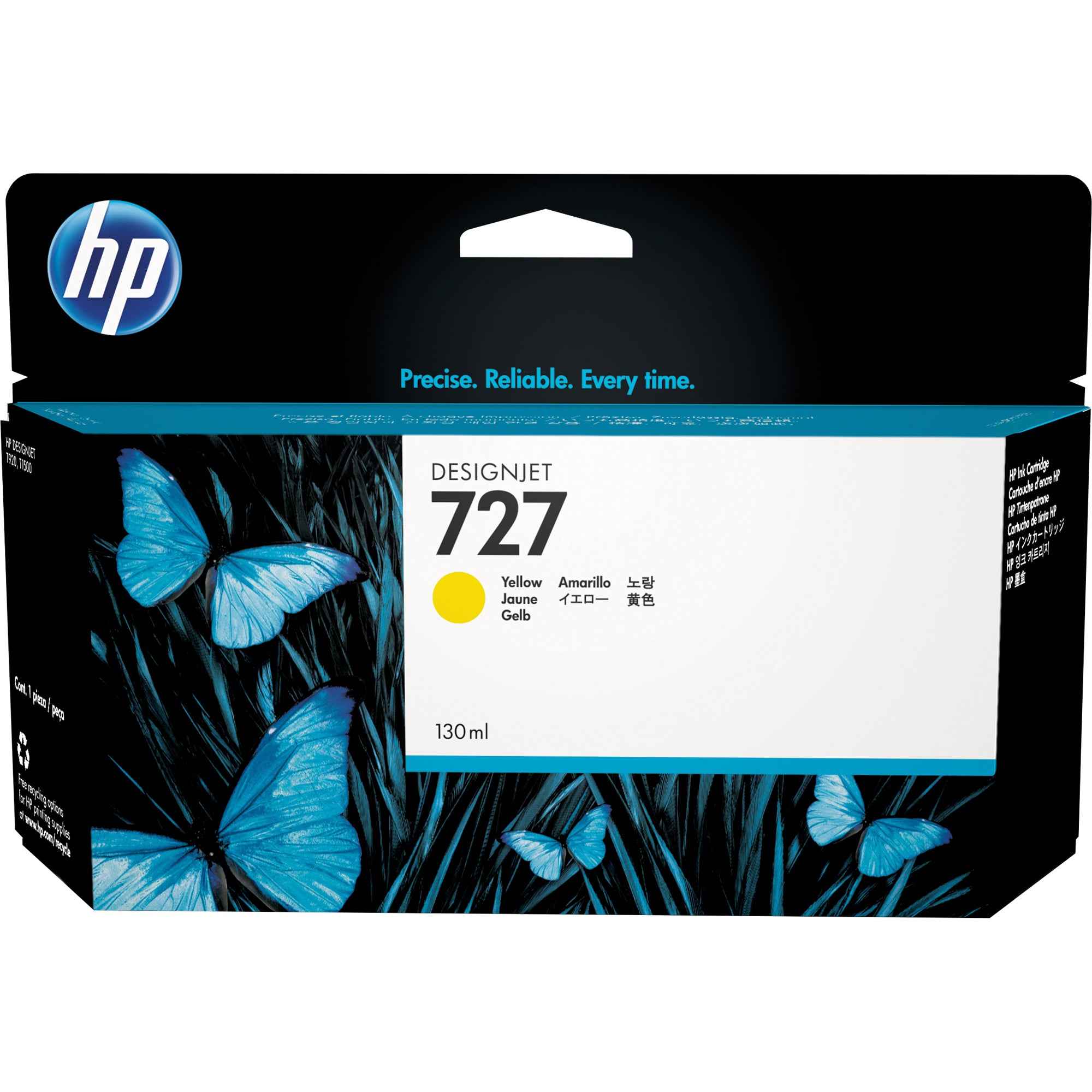 HP Tintenpatrone 727 gelb