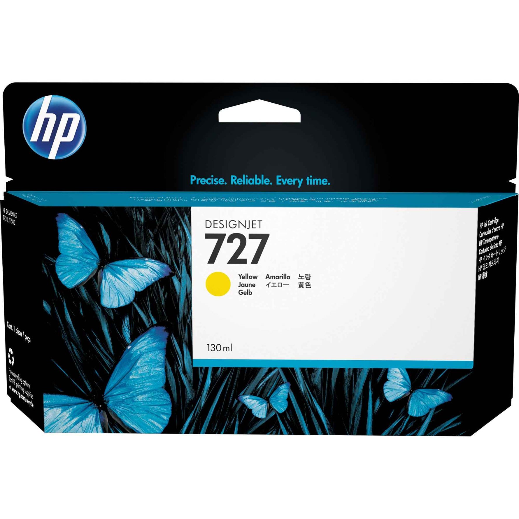 HP Tintenpatrone 727 gelb