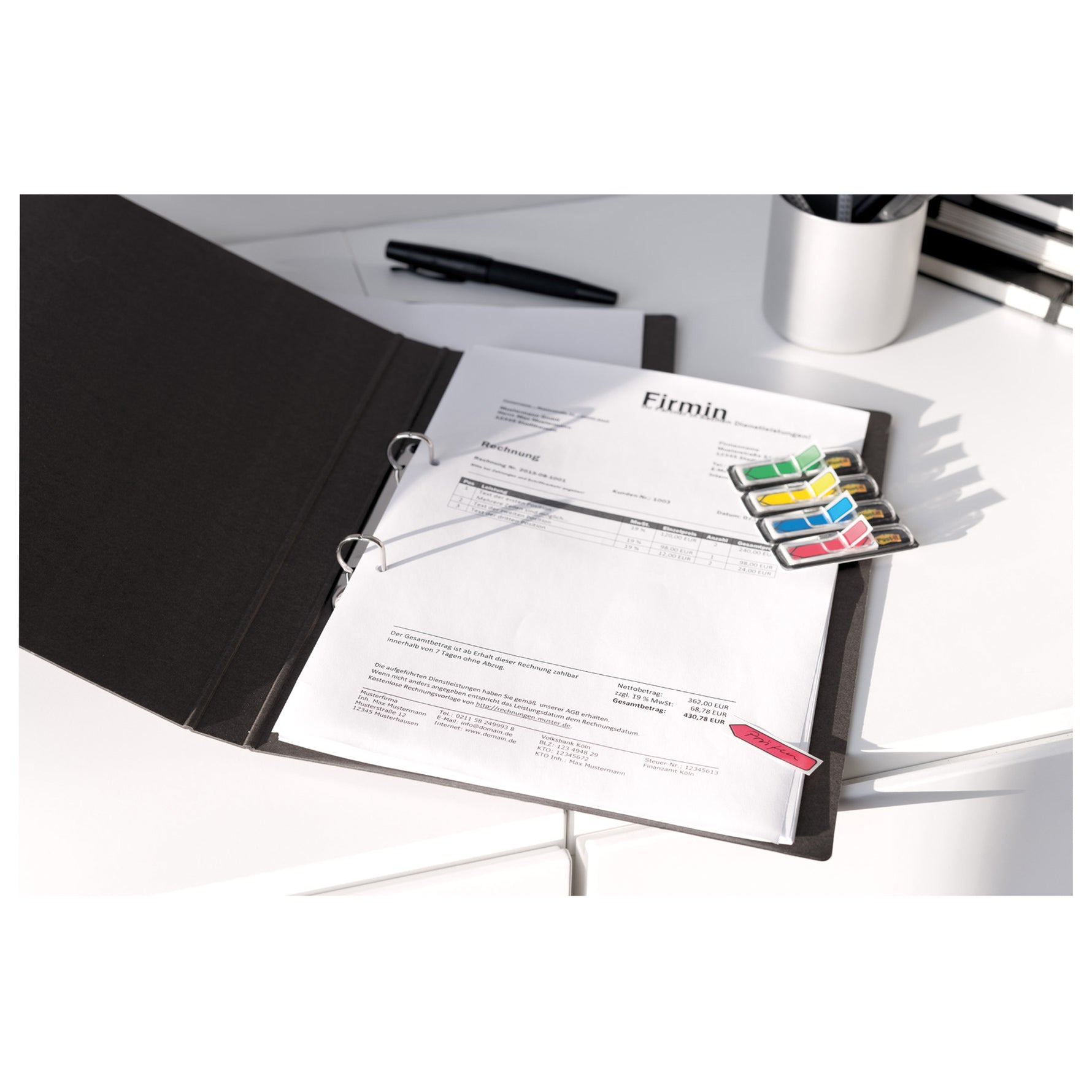Post-it® Haftstreifen Index Pfeile 4 Block/Pack. - Wiepa Bürofachpartner