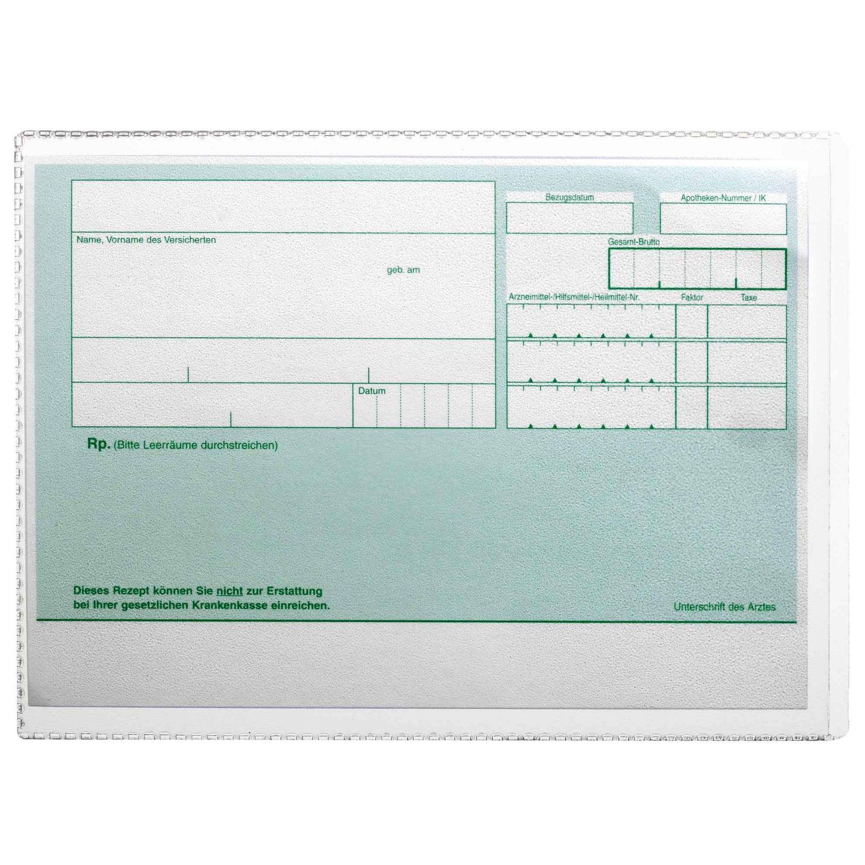 DURABLE Ausweishülle 105 x 148 mm (B x H) oben offen