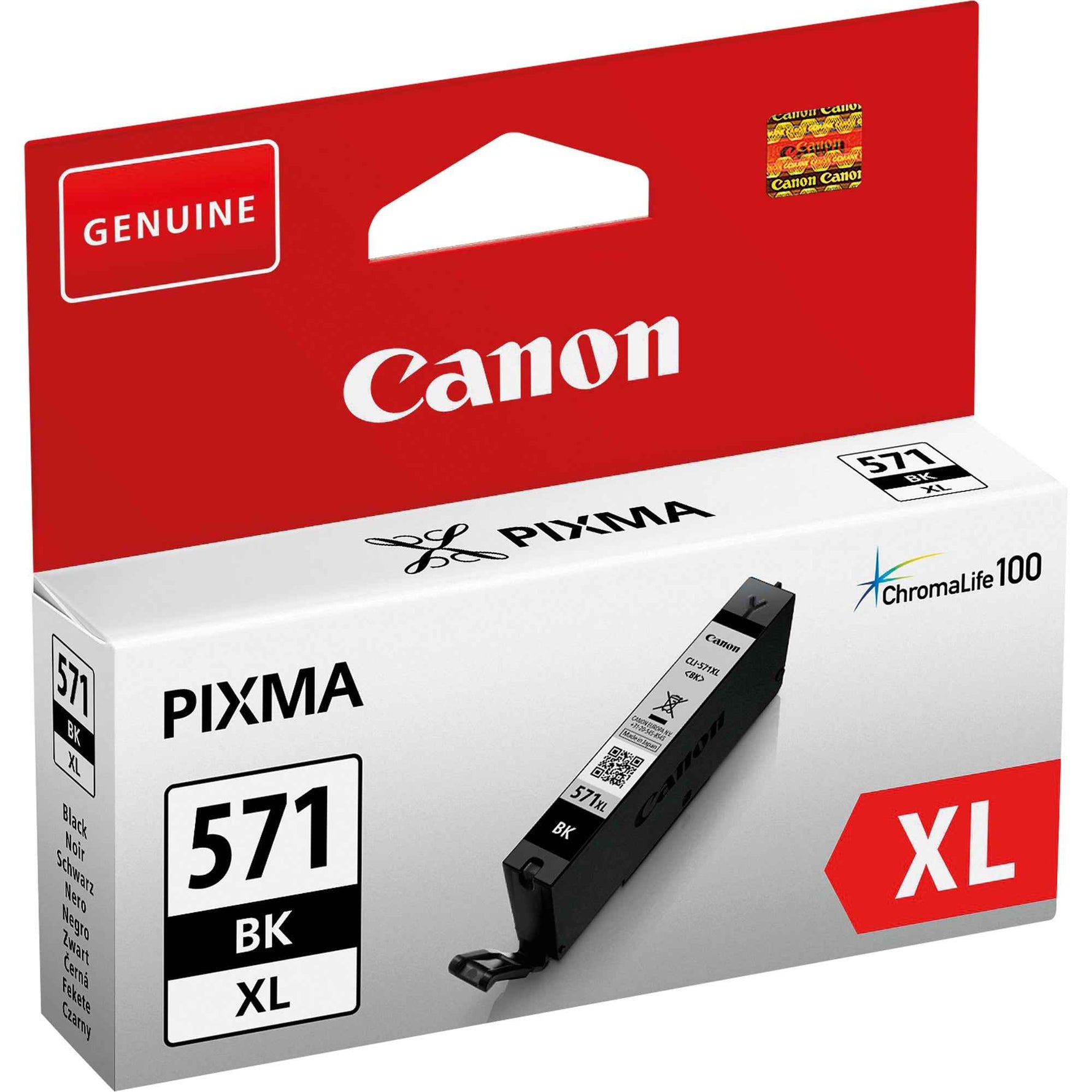 Canon Tintenpatrone CLI-571XL BK schwarz