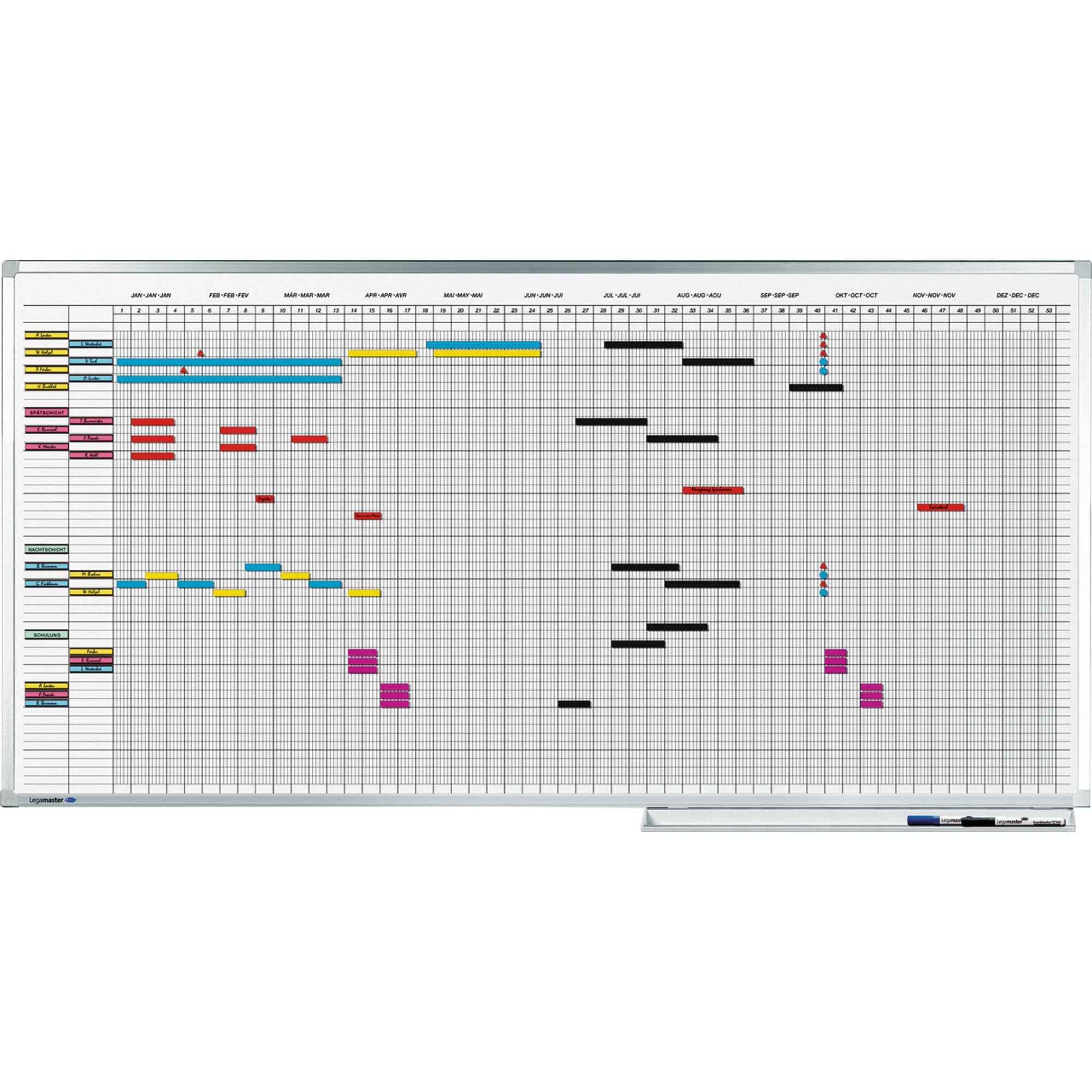 Legamaster Jahresplaner PROFESSIONAL 150 x 75 cm (B x H)