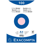 Exacompta Karteikarte DIN A4 blanko