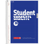 BRUNNEN Collegeblock Student DIN A4 liniert mit Rand innen/außen Lineatur 27