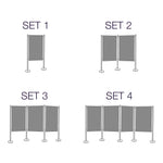 magnetoplan® Präsentationswand SET 1 - Wiepa Bürofachpartner