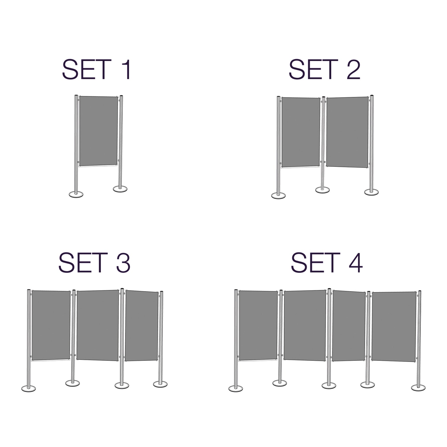magnetoplan® Präsentationswand SET 1 - Wiepa Bürofachpartner