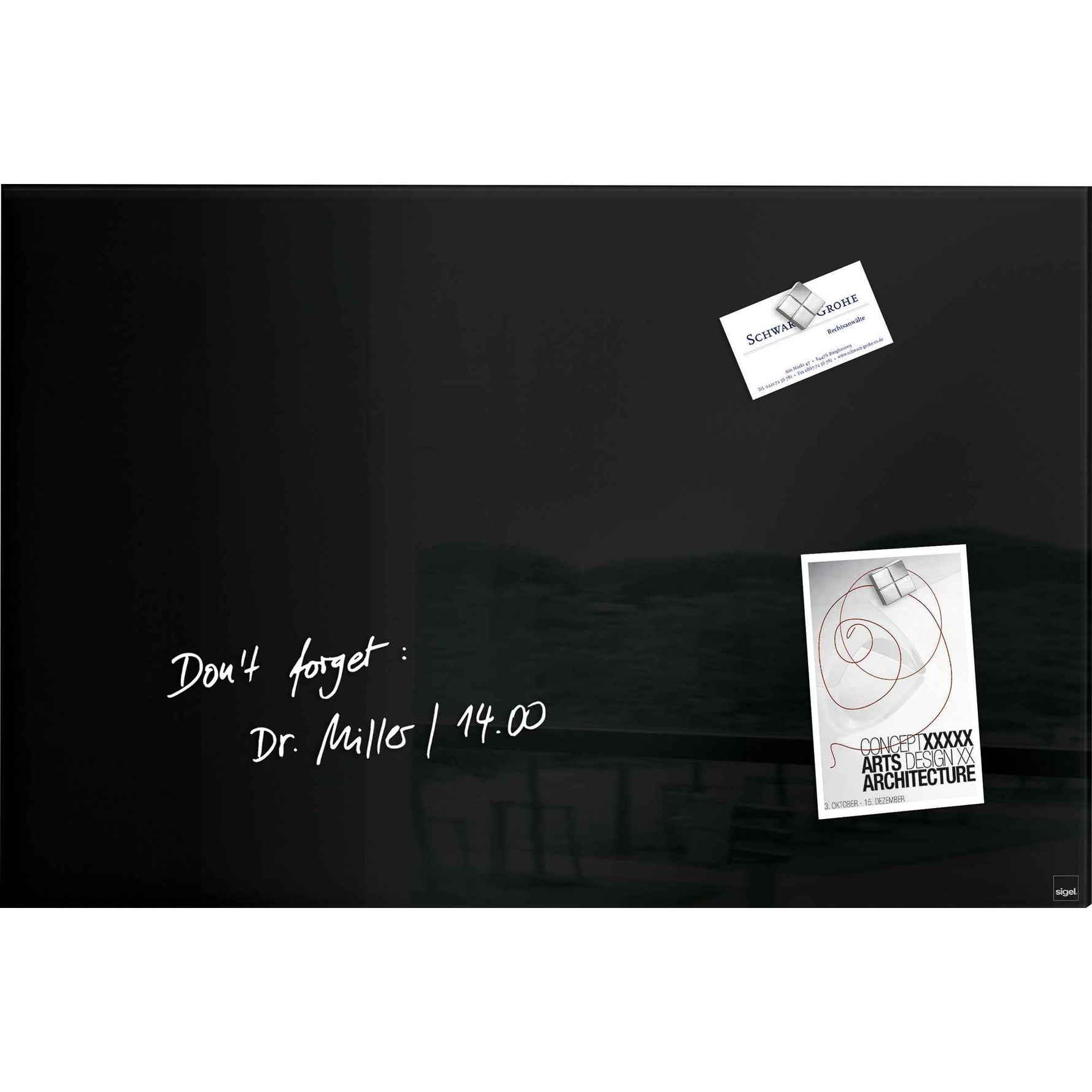SIGEL Glasboard Artverum 60 x 40 x 1,5 cm (B x H x T)
