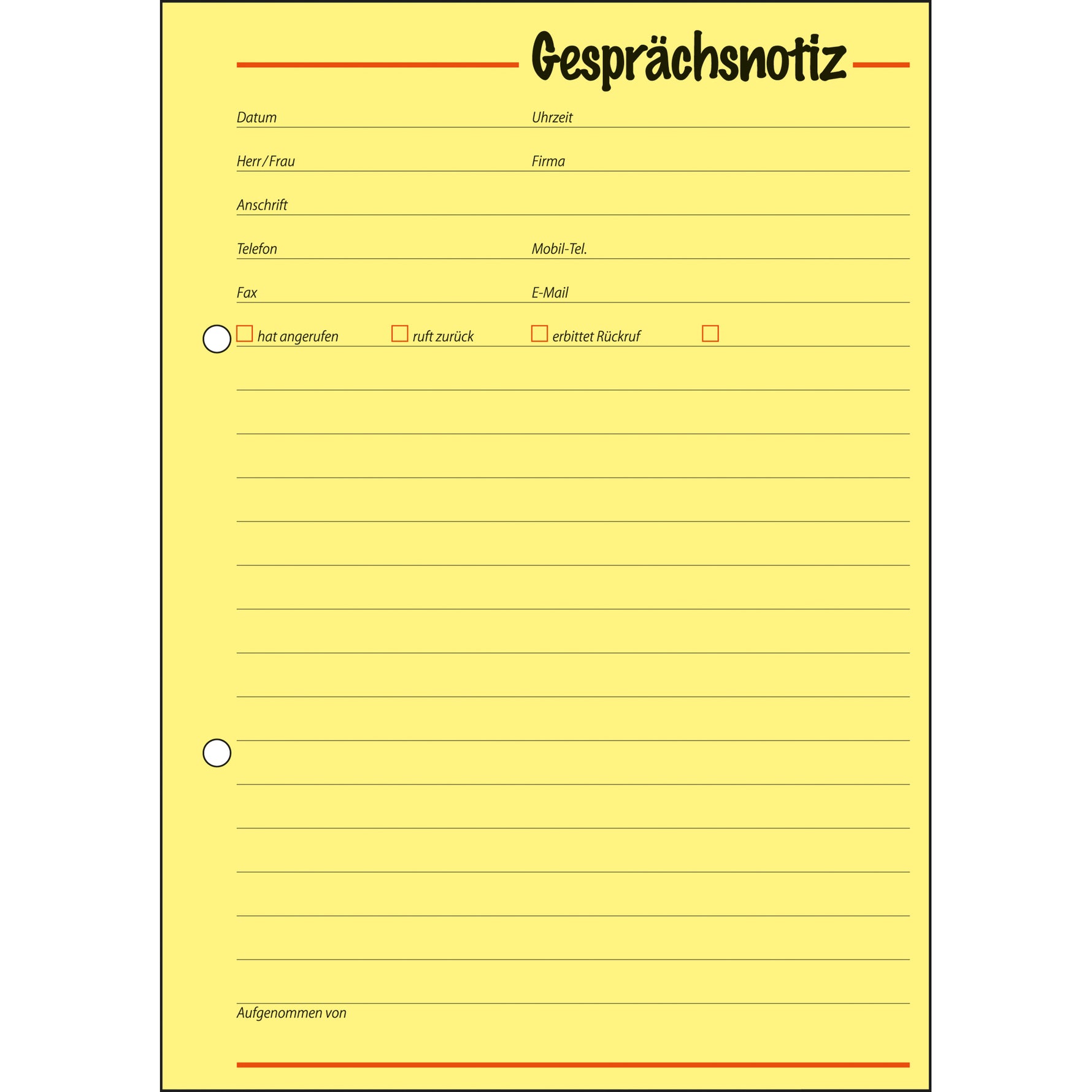 SIGEL Gesprächsnotiz GE 513 - Wiepa Bürofachpartner