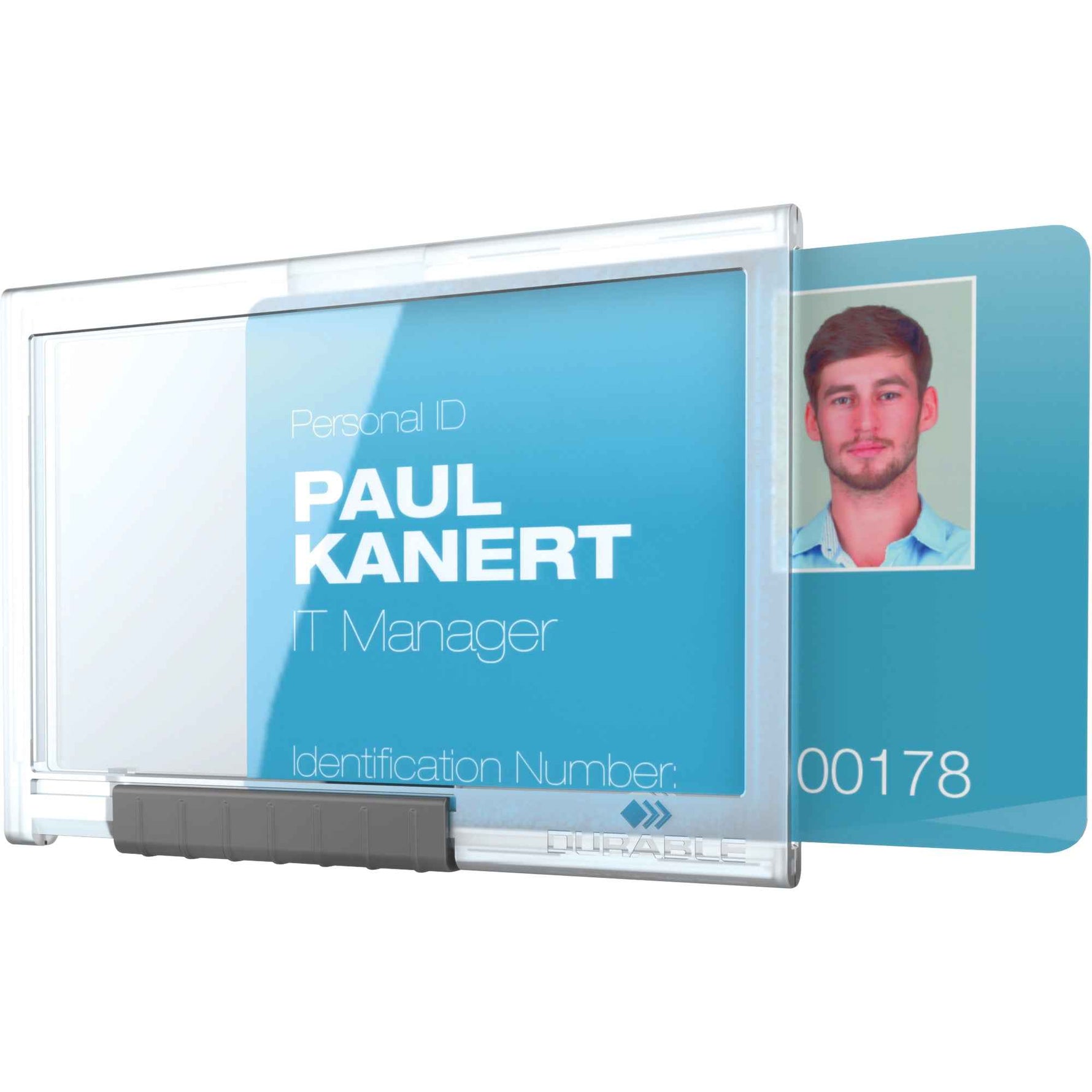 DURABLE Ausweishalter PUSHBOX MONO
