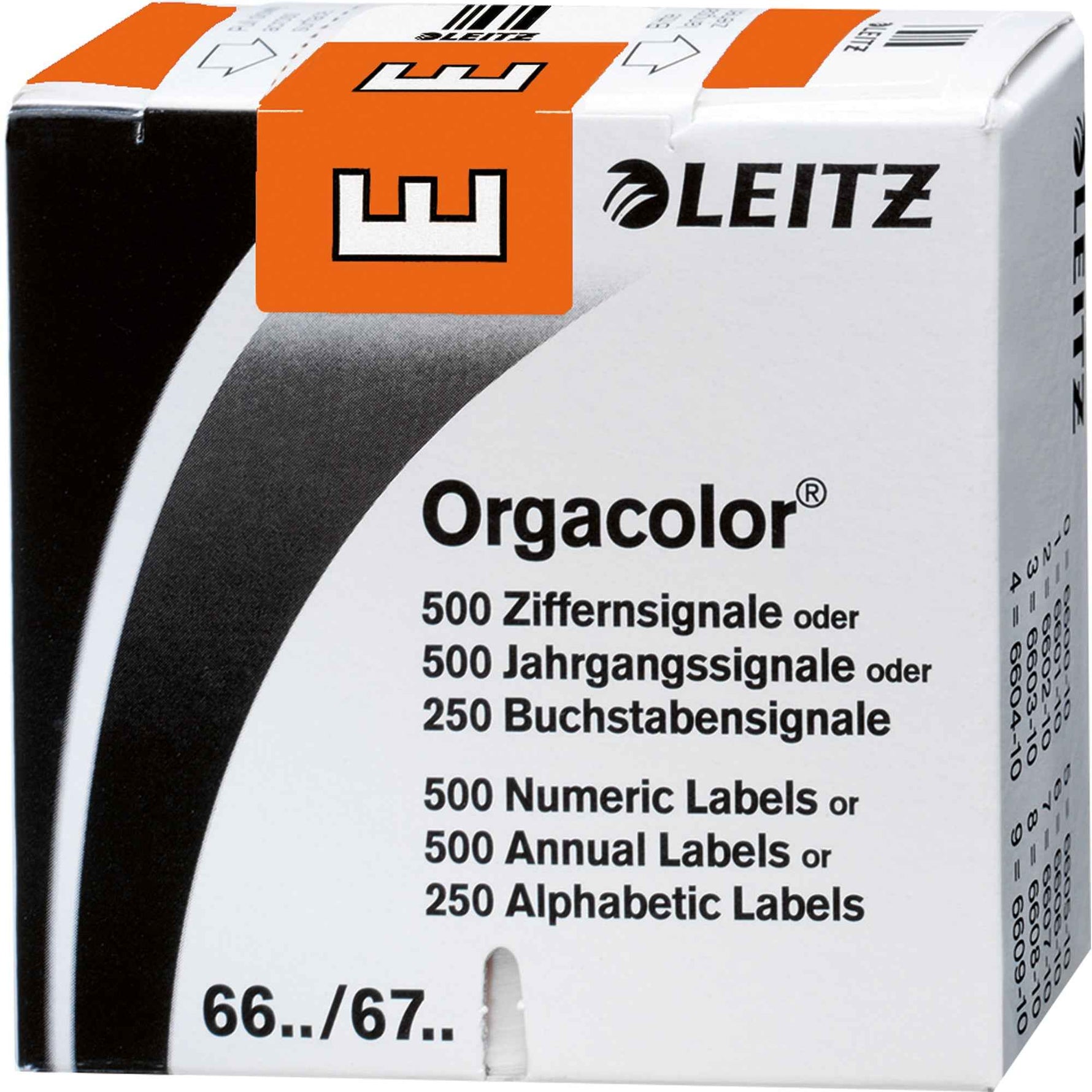 Leitz Buchstabensignal Orgacolor® orange