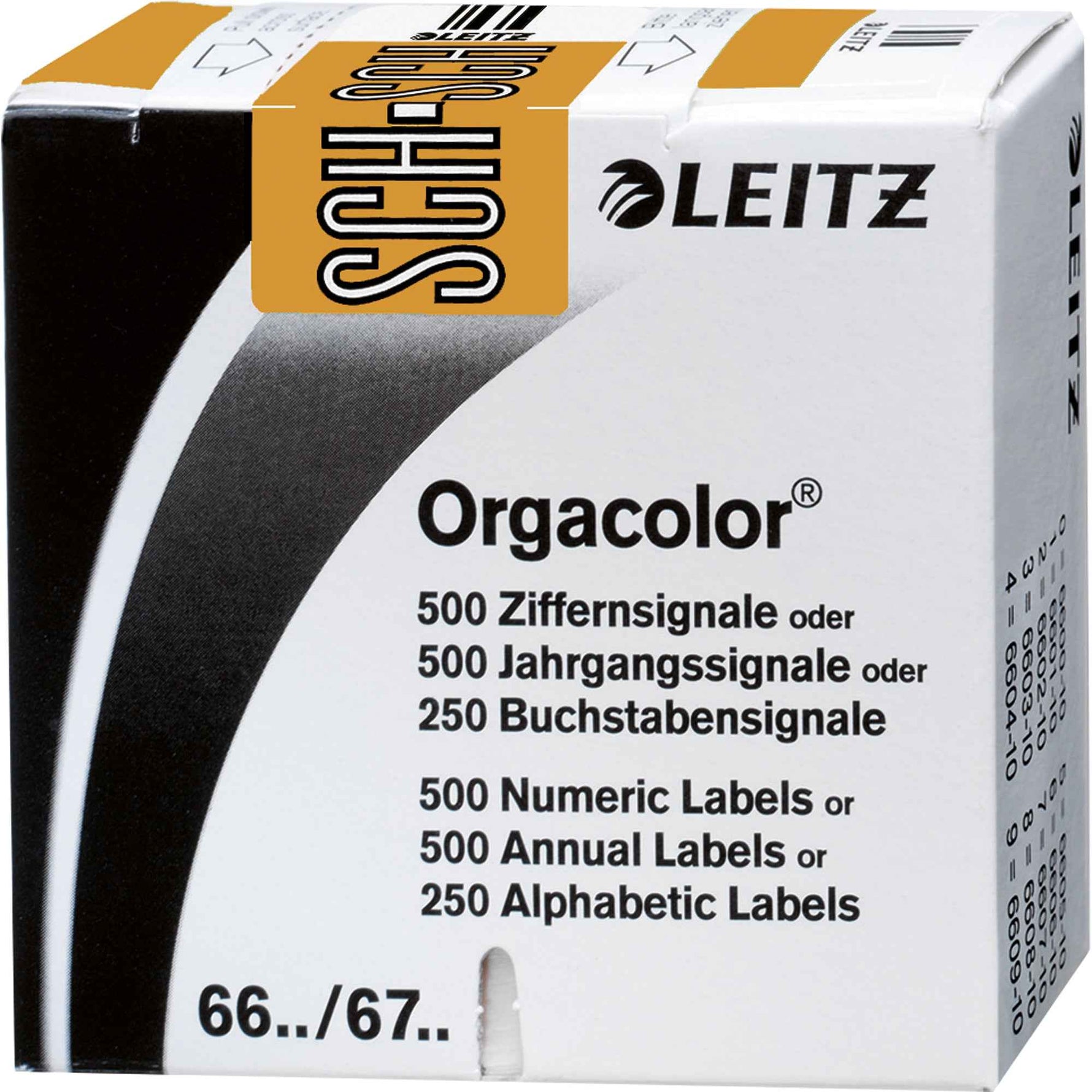 Leitz Buchstabensignal Orgacolor® hellbraun