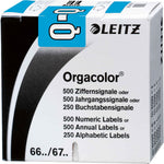 Leitz Buchstabensignal Orgacolor® blau