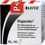 Leitz Buchstabensignal Orgacolor® rot