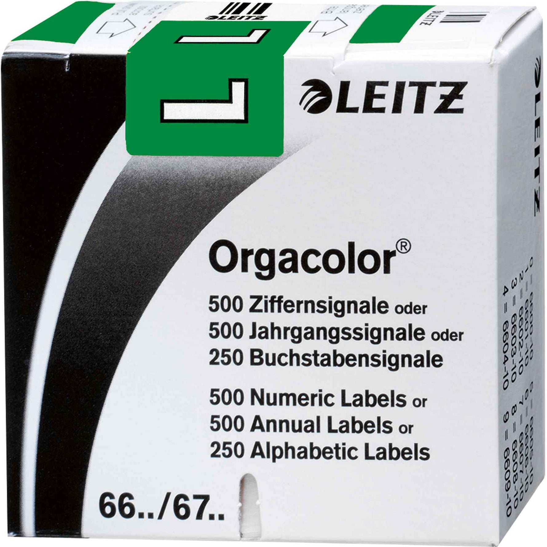 Leitz Buchstabensignal Orgacolor® dunkelgrün