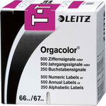 Leitz Buchstabensignal Orgacolor® violett