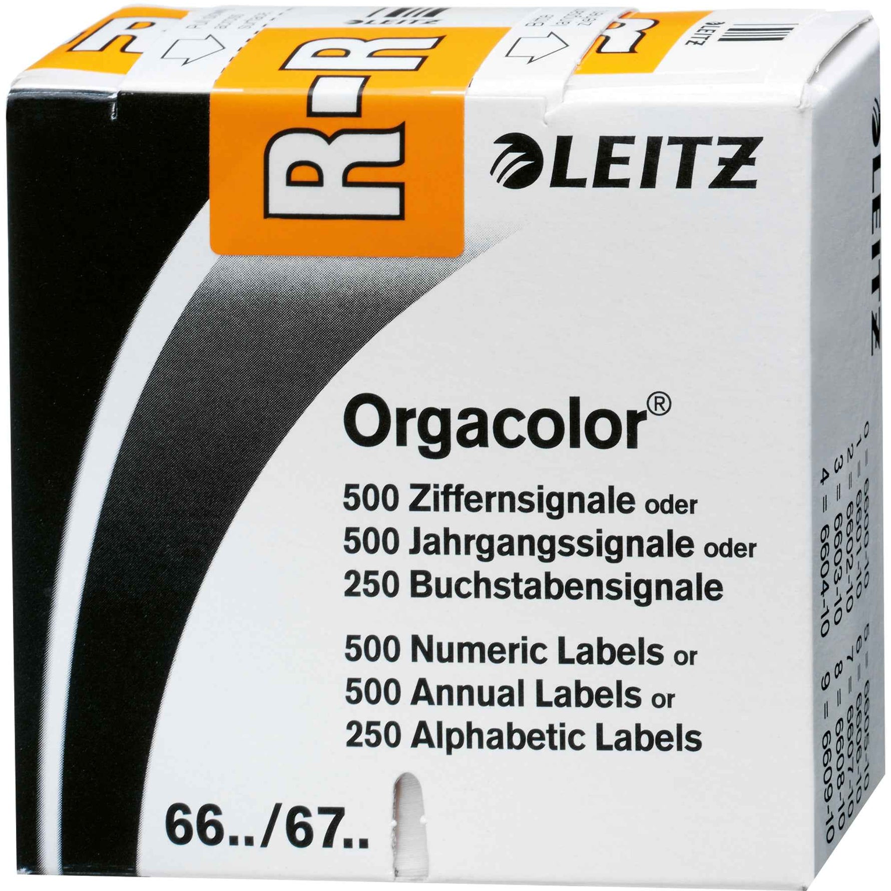 Leitz Buchstabensignal Orgacolor® orange
