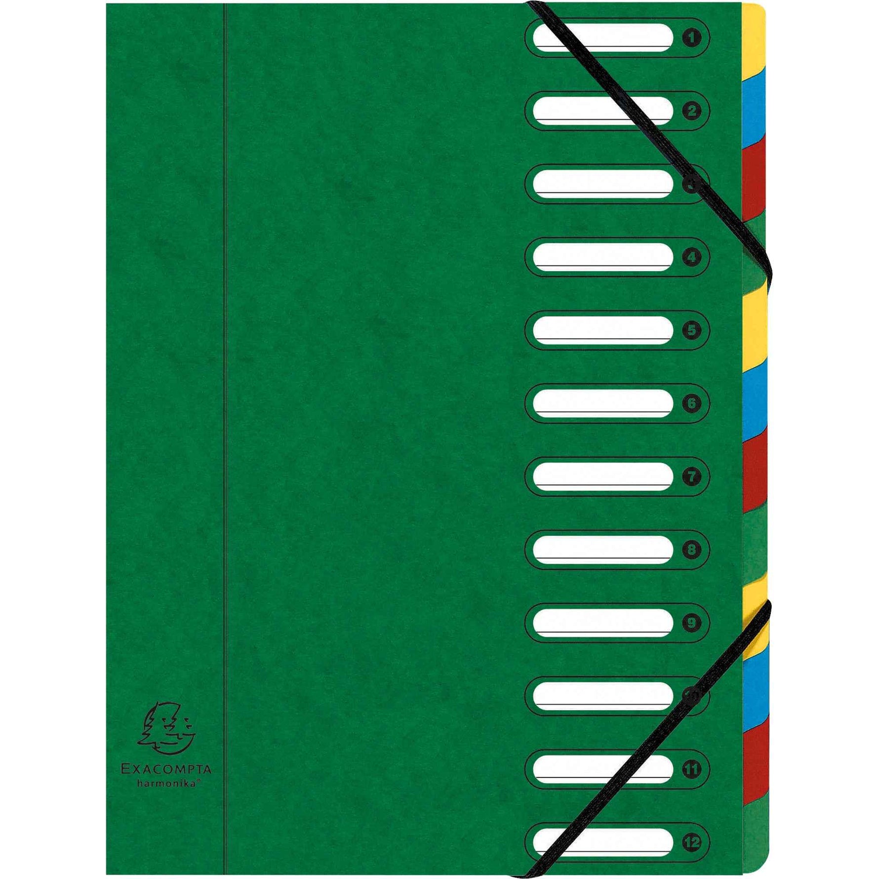 Exacompta Ordnungsmappe Harmonika® 12 Fächer