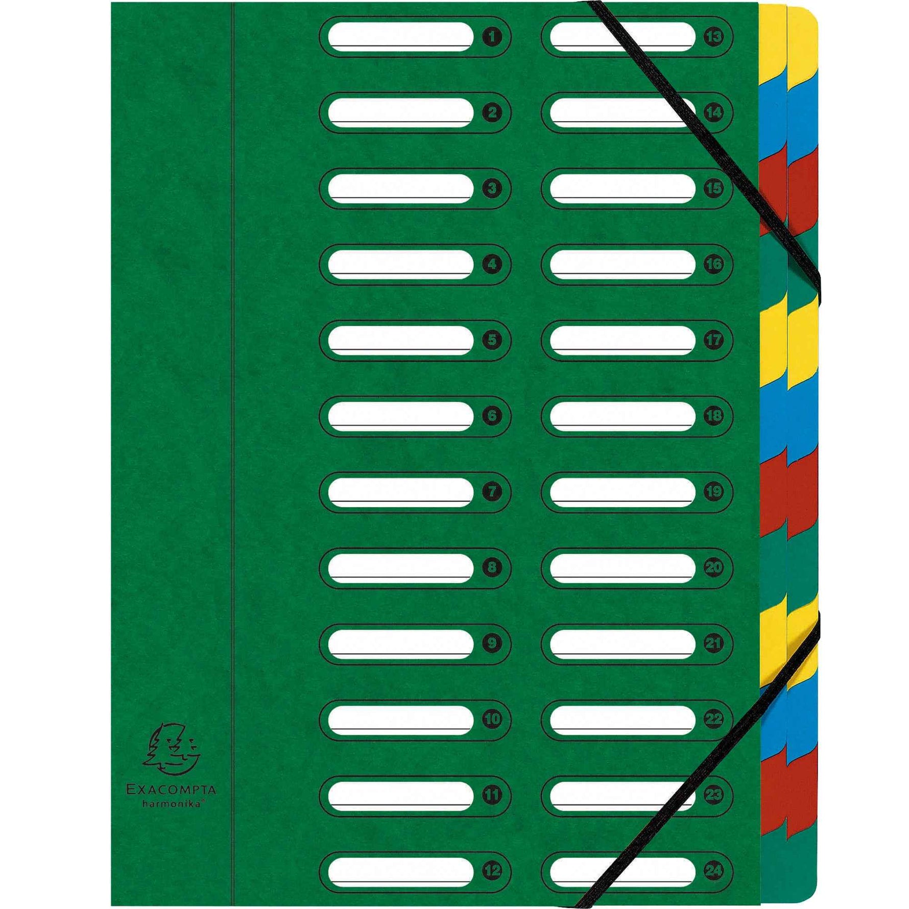 Exacompta Ordnungsmappe Harmonika® 24 Fächer