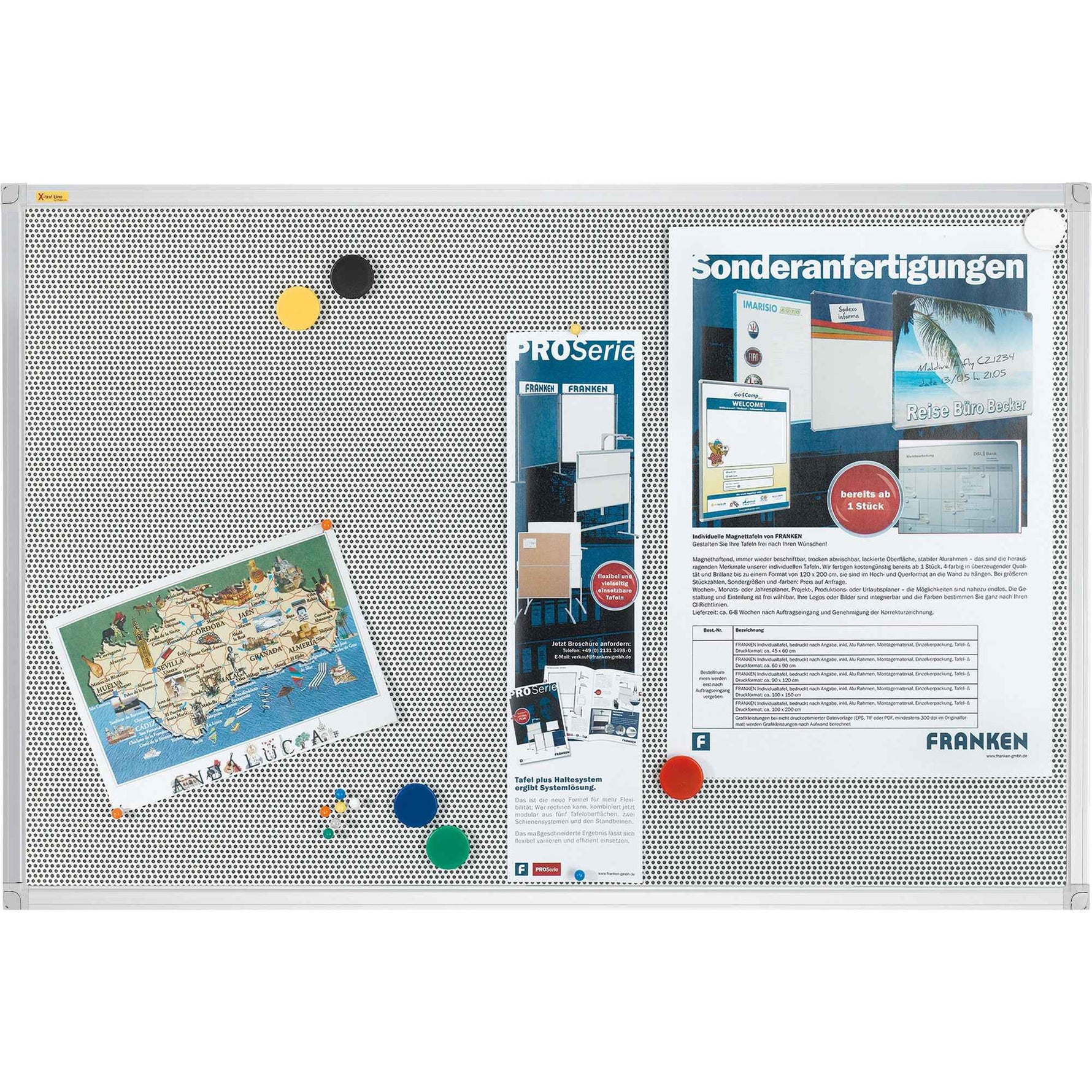 FRANKEN Pinnwand Pin´n´Mag X-tra!Line
