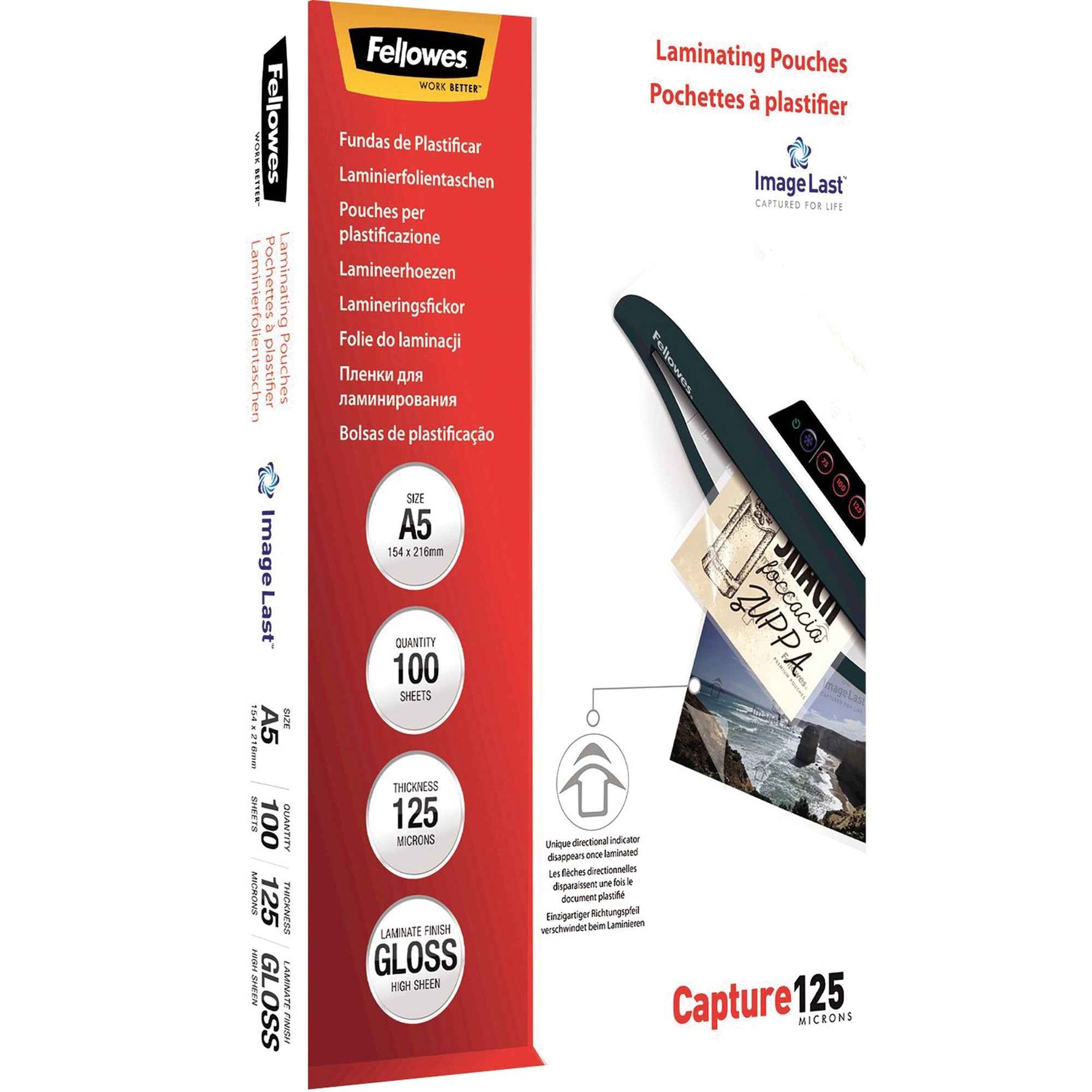 Fellowes® Laminierfolie ImageLast™ Capture 125 160 x 216 mm (B x H) DIN A5