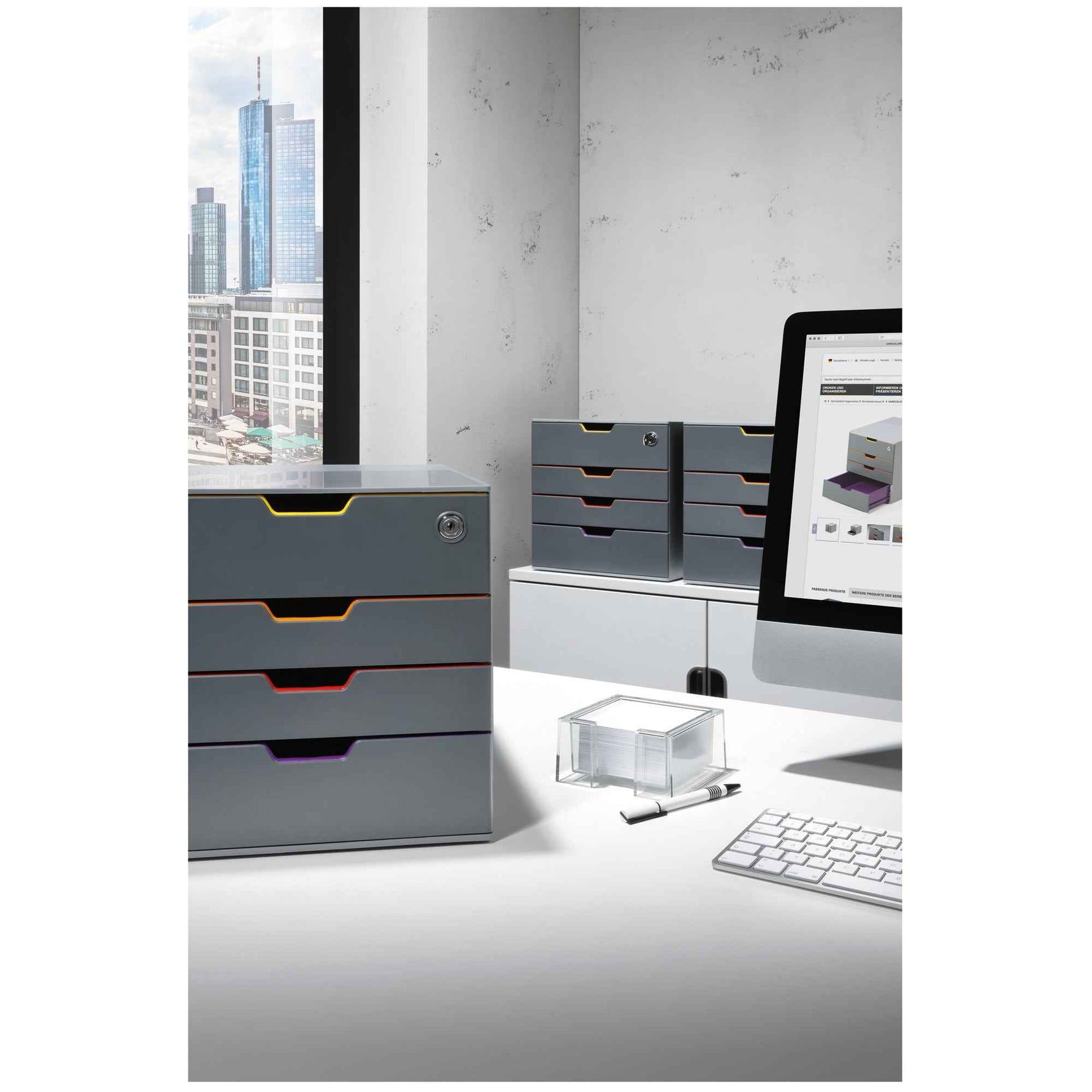 DURABLE Schubladenbox VARICOLOR® 4 Safe